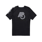 ALBINO & PRETO SS RANKED BLACK RASHGUARD