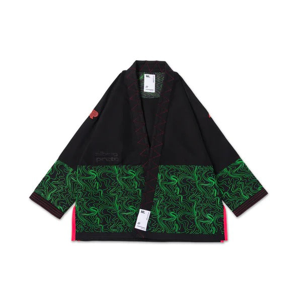 ALBINO & PRETO ELEKTRONIC BLACK LIMITED EDITION KIMONO / GI