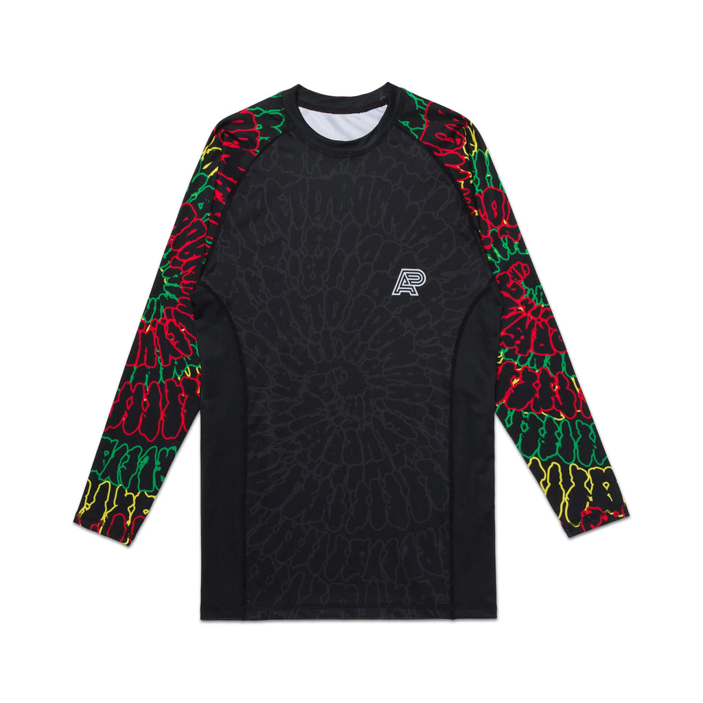 A&P x Bob Marley Uprise Long Sleeve BJJ Rash Guard