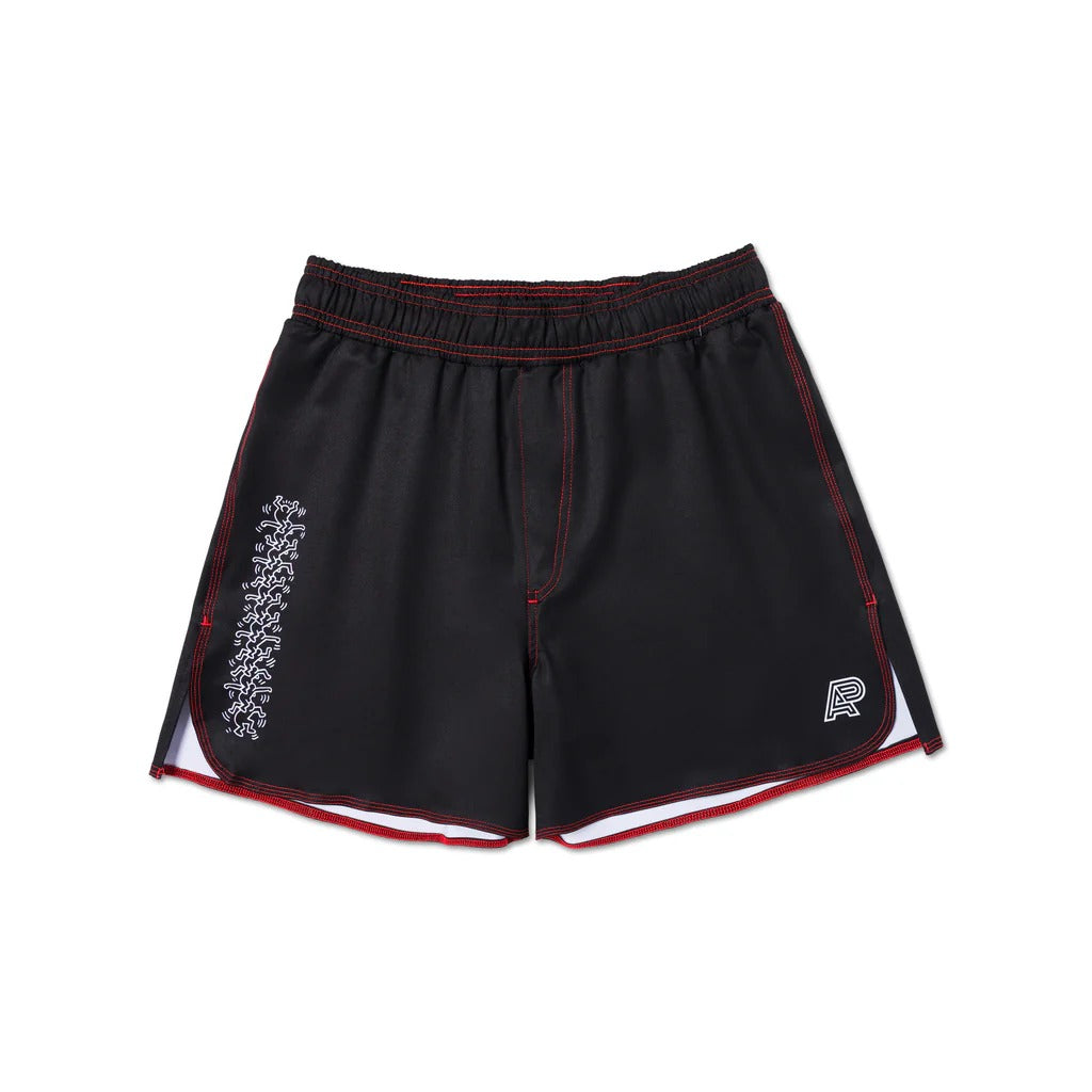 Pantalones cortos de lucha A&P x KEITH HARING HEART