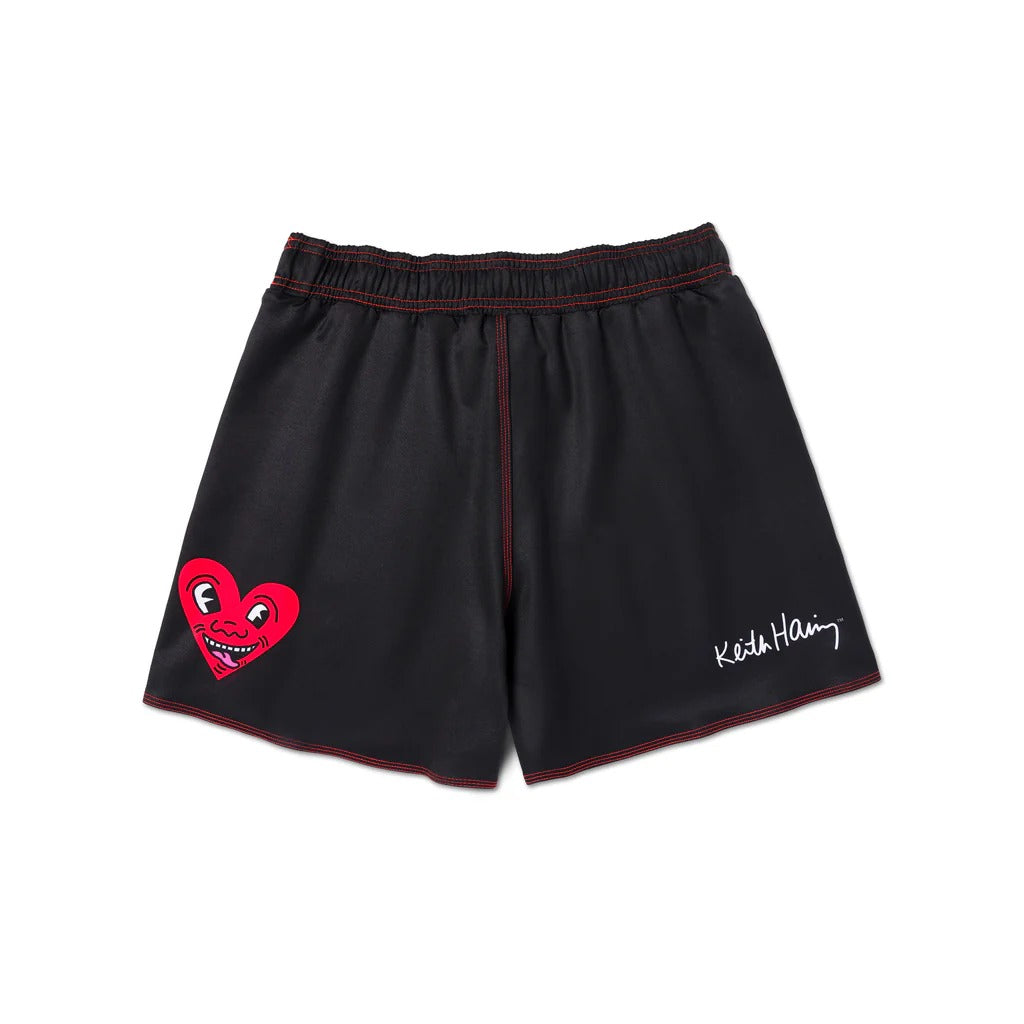 Pantalones cortos de lucha A&P x KEITH HARING HEART