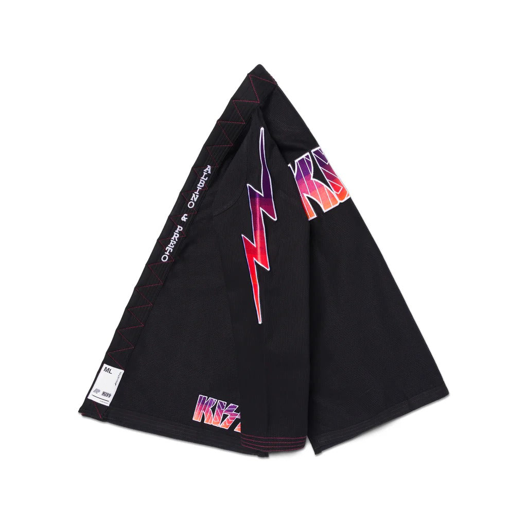 A&P x KISS Black Jiu-Jitsu Gi - Lightweight Kimono