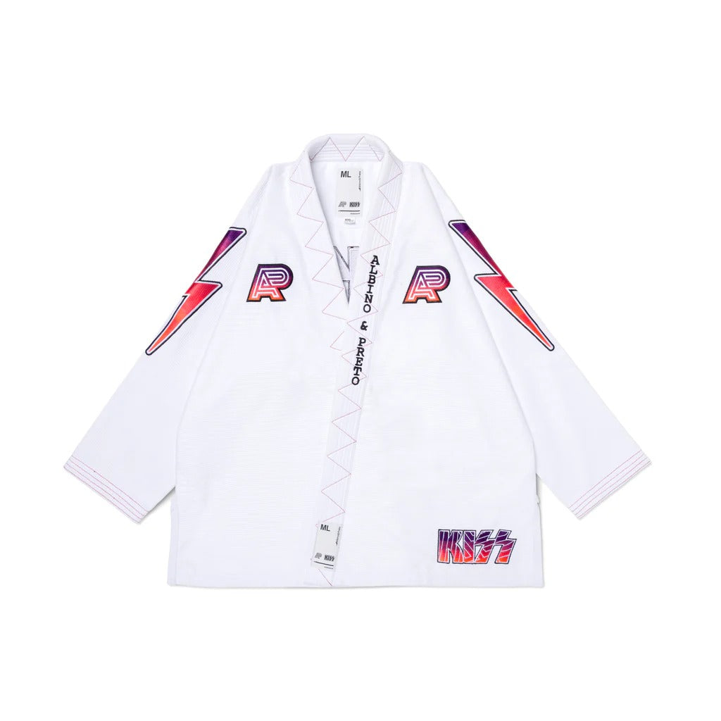 A&P x Kiss White BJJ Kimono