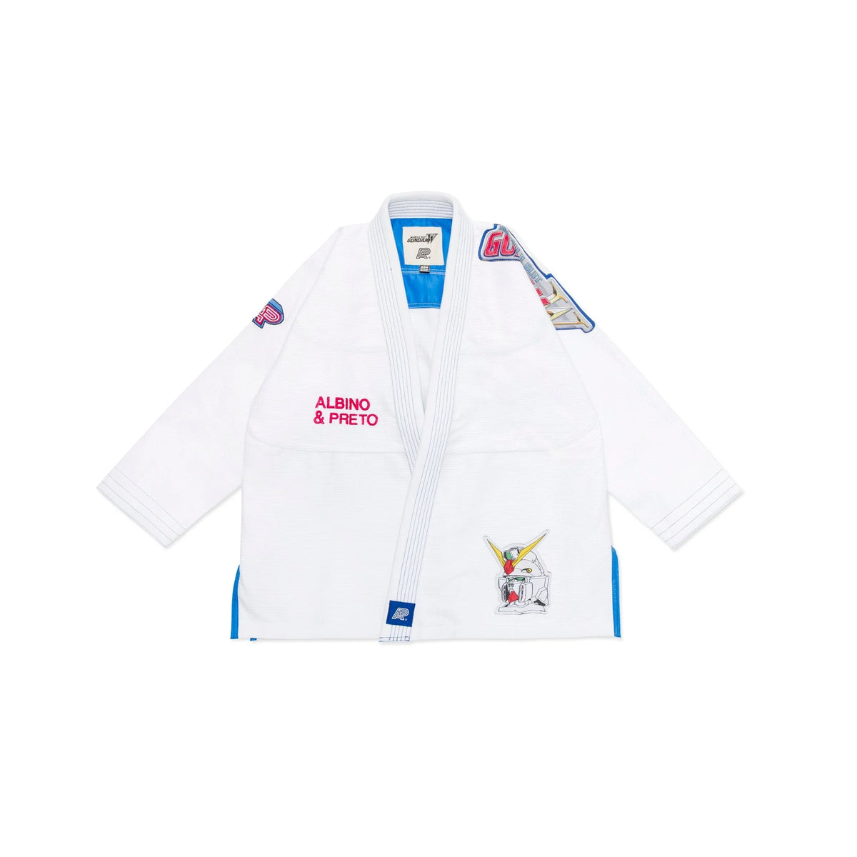 A&P x Wing Gundam White BJJ Kimono