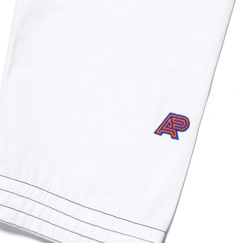 Albino & Preto x NBA Knicks White Jiu Jitsu Gi