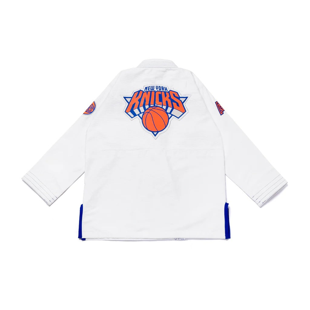 Albino & Preto x NBA Knicks White Jiu Jitsu Gi