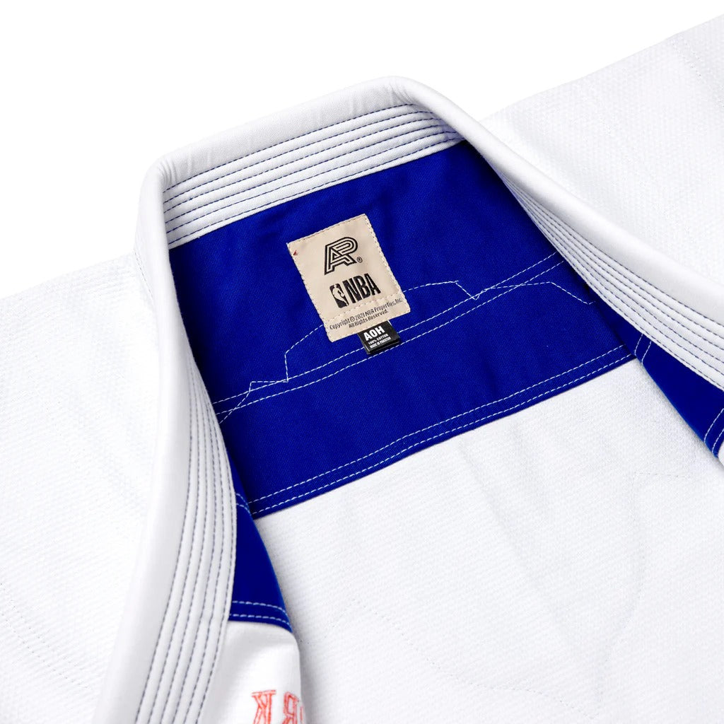Albino & Preto x NBA Knicks White Jiu Jitsu Gi