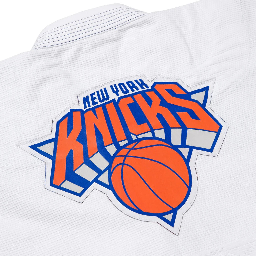 Albino & Preto x NBA Knicks White Jiu Jitsu Gi