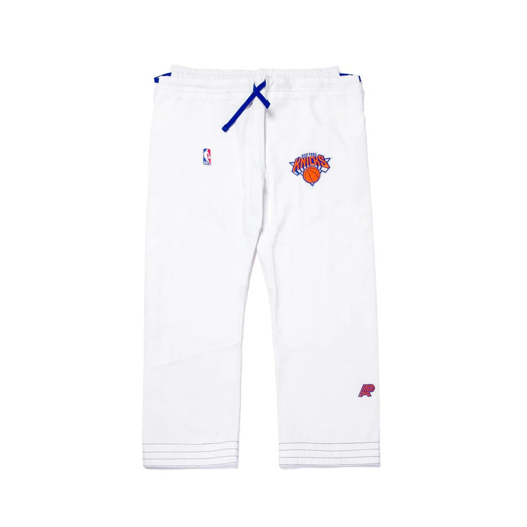 Albino & Preto x NBA Knicks White Jiu Jitsu Gi