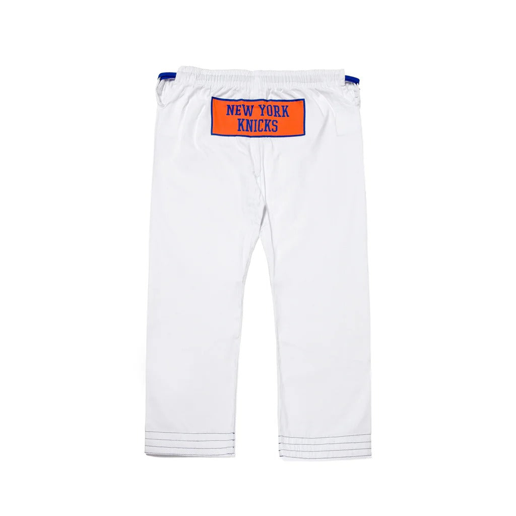 Albino & Preto x NBA Knicks White Jiu Jitsu Gi