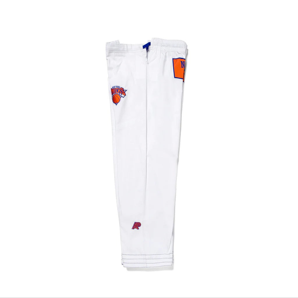 Albino & Preto x NBA Knicks White Jiu Jitsu Gi