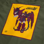 Albino & Preto x Wing Gundam Olive Jiu-Jitsu Gi