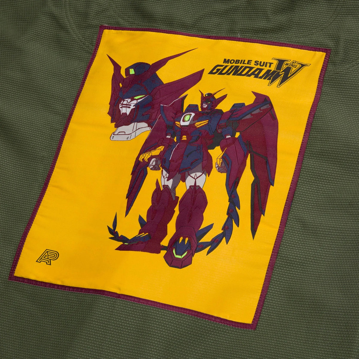 Albino & Preto x Wing Gundam Olive Jiu-Jitsu Gi