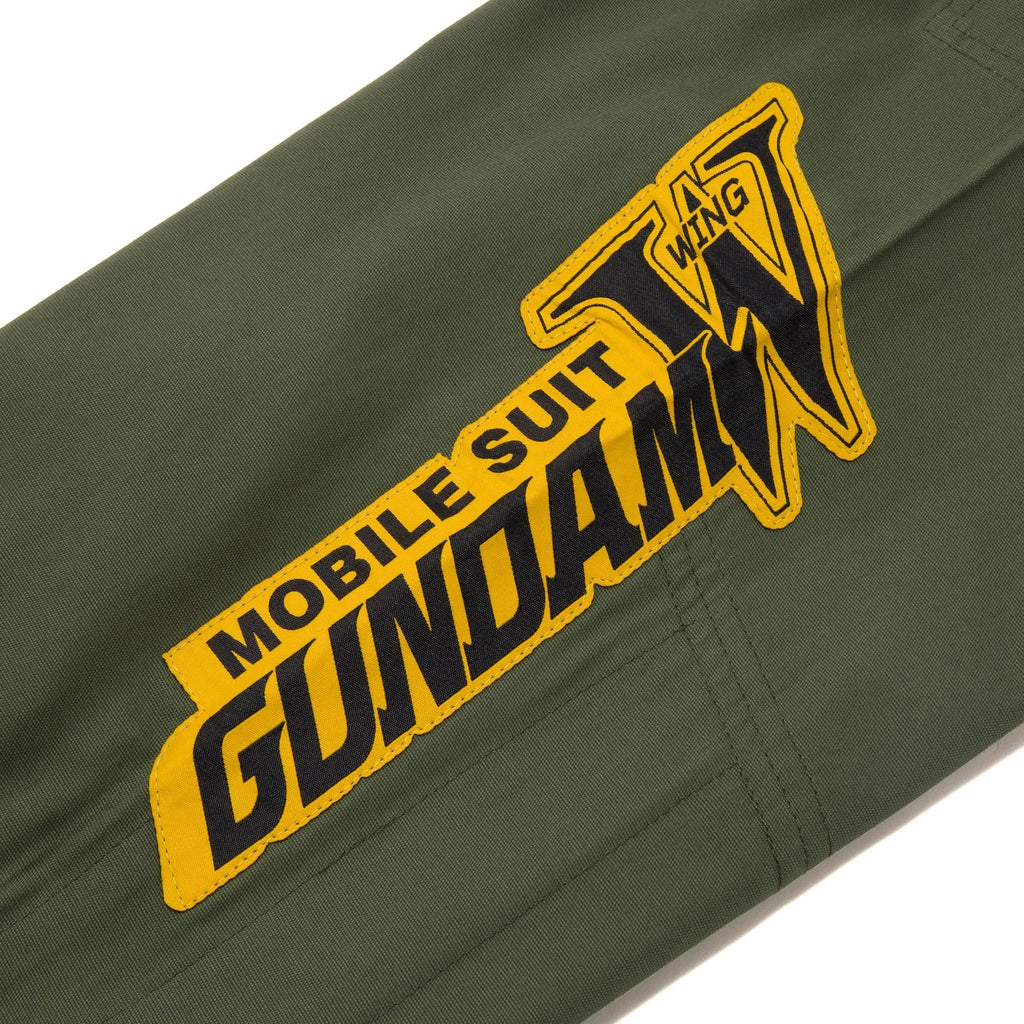 Albino & Preto x Wing Gundam Olive Jiu-Jitsu Gi