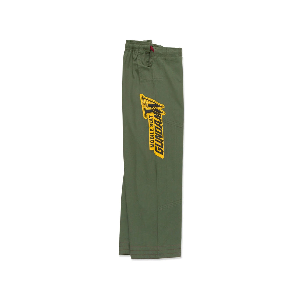 Albino & Preto x Wing Gundam Olive Jiu-Jitsu Gi