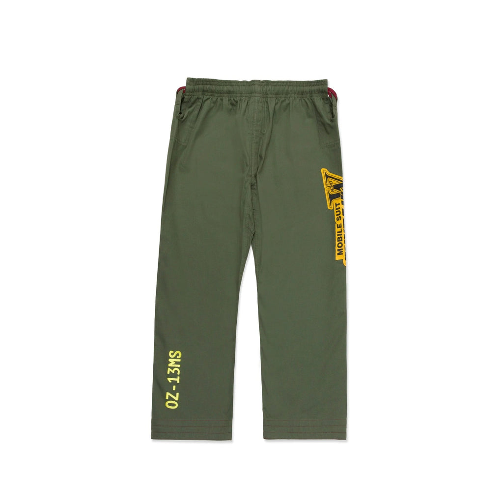 Albino & Preto x Wing Gundam Olive Jiu-Jitsu Gi