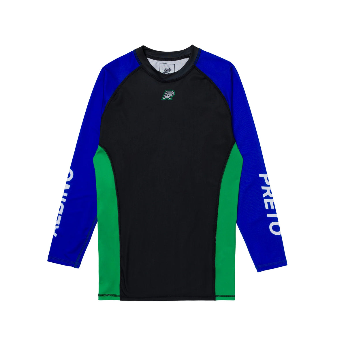 Albino & Preto Accelerate Long Sleeve BJJ Rash Guard