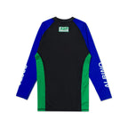 Albino & Preto Accelerate Long Sleeve BJJ Rash Guard