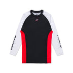 Albino & Preto Accelerate Long Sleeve BJJ Rash Guard