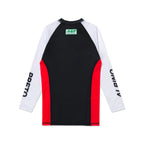 Albino & Preto Accelerate Long Sleeve BJJ Rash Guard