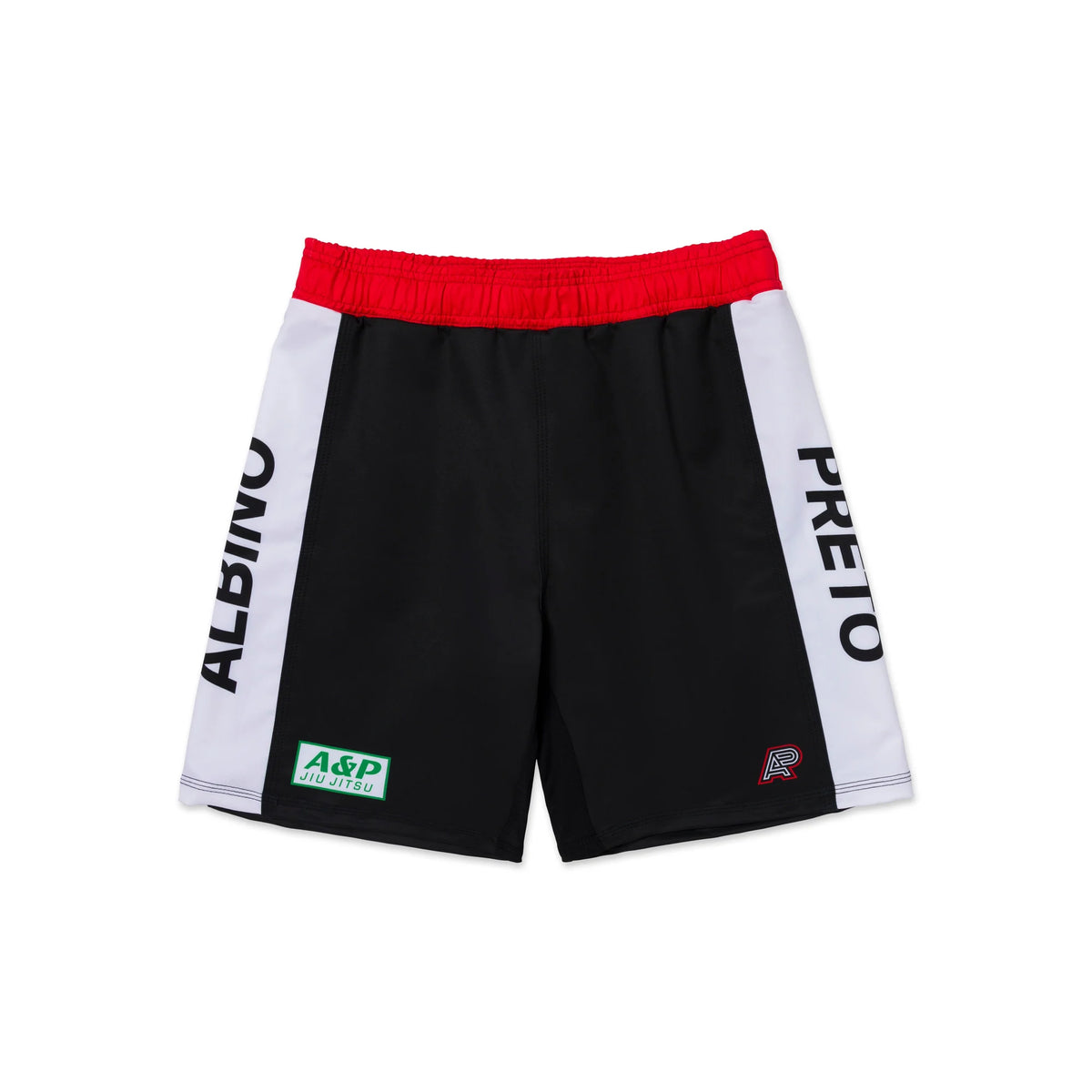 Albino & Preto Accelerate ZW Fitted BJJ Grappling Shorts