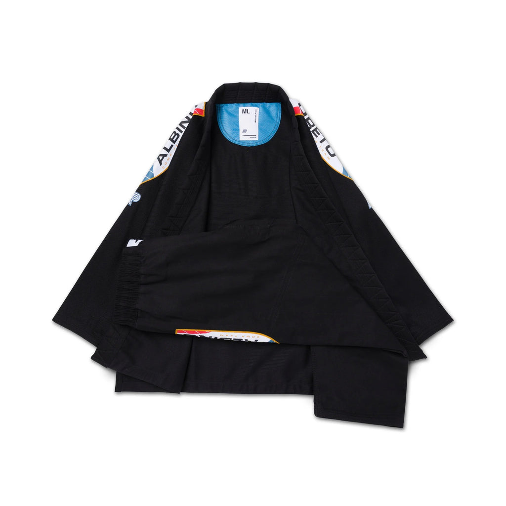 Albino & Preto BRG Comp Black BJJ Gi
