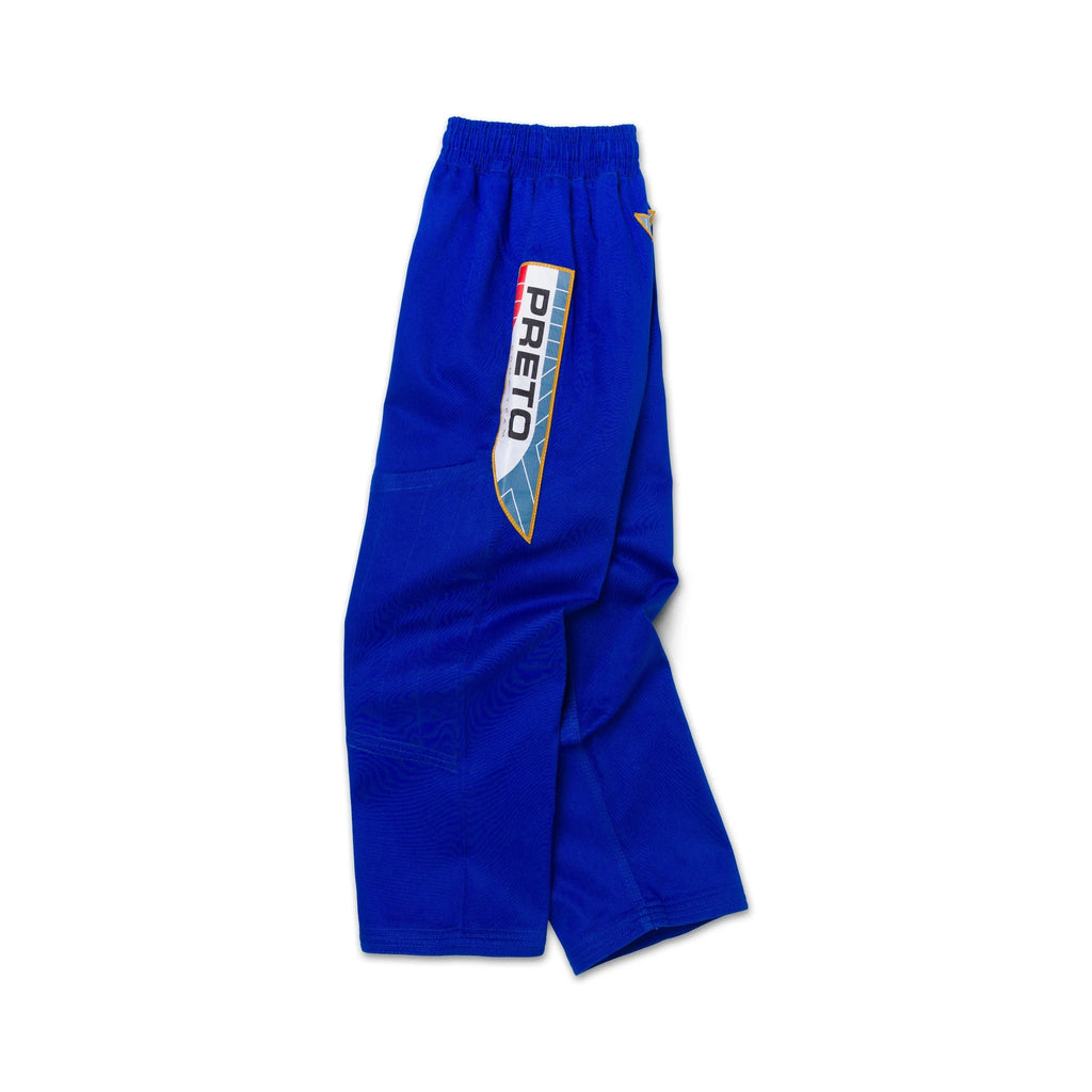 Albino & Preto BRG Comp Blue BJJ Gi
