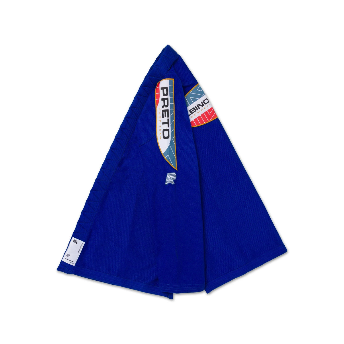 Albino & Preto BRG Comp Blue BJJ Gi