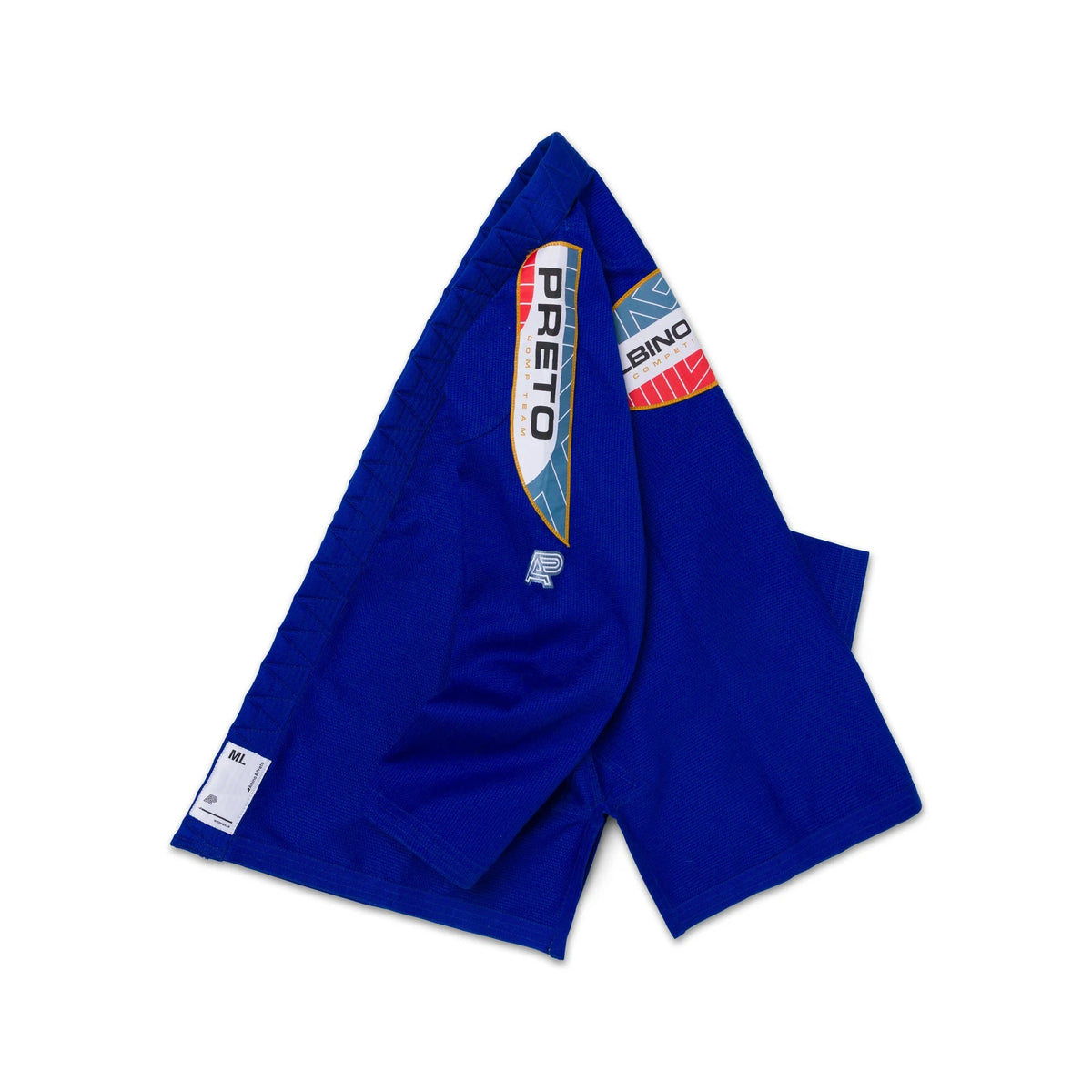 Albino & Preto BRG Comp Blue BJJ Gi