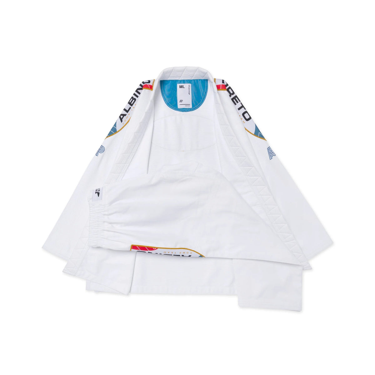 Albino & Preto BRG Comp White BJJ Gi