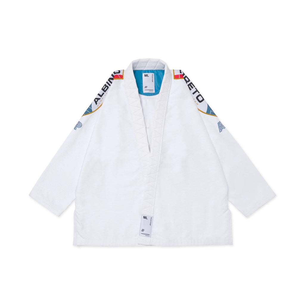 Albino & Preto BRG Comp White BJJ Gi