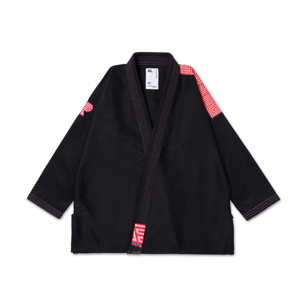 Albino & Preto BRP Herringbone Classic BJJ Gi