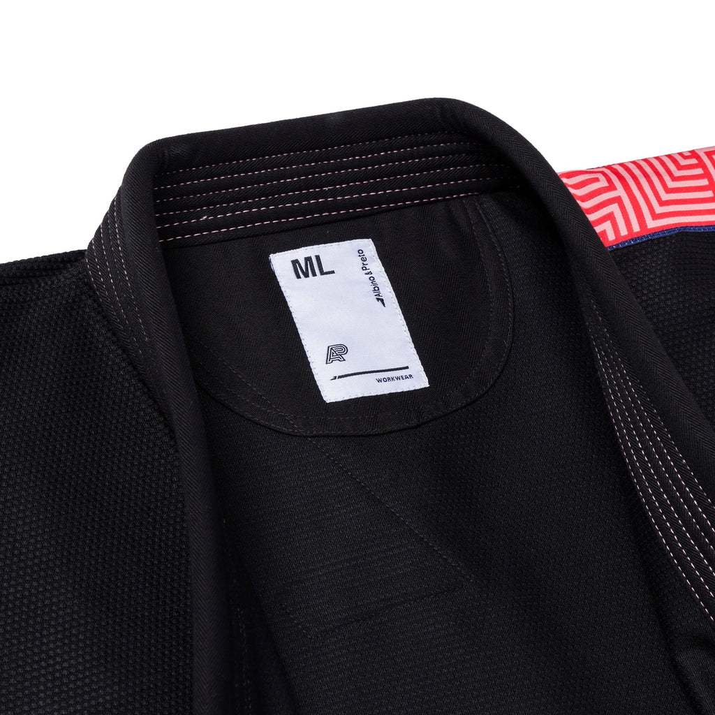 Albino & Preto BRP Herringbone Classic BJJ Gi