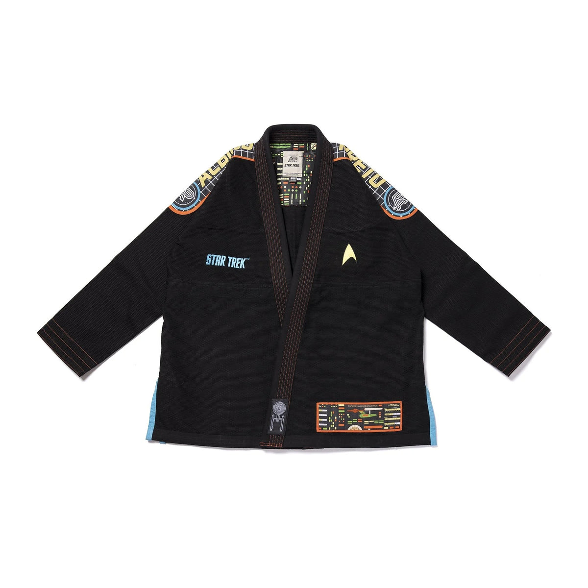 Albino & Preto Batch #100 Star Trek Black BJJ Gi