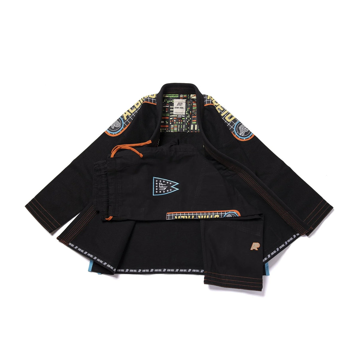 Albino & Preto Batch #100 Star Trek Black BJJ Gi