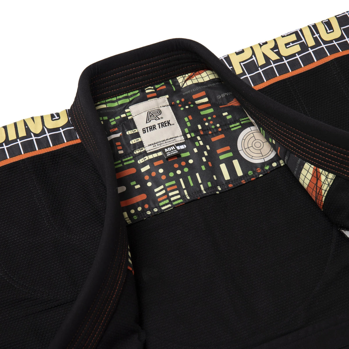 Albino & Preto Batch #100 Star Trek Black BJJ Gi