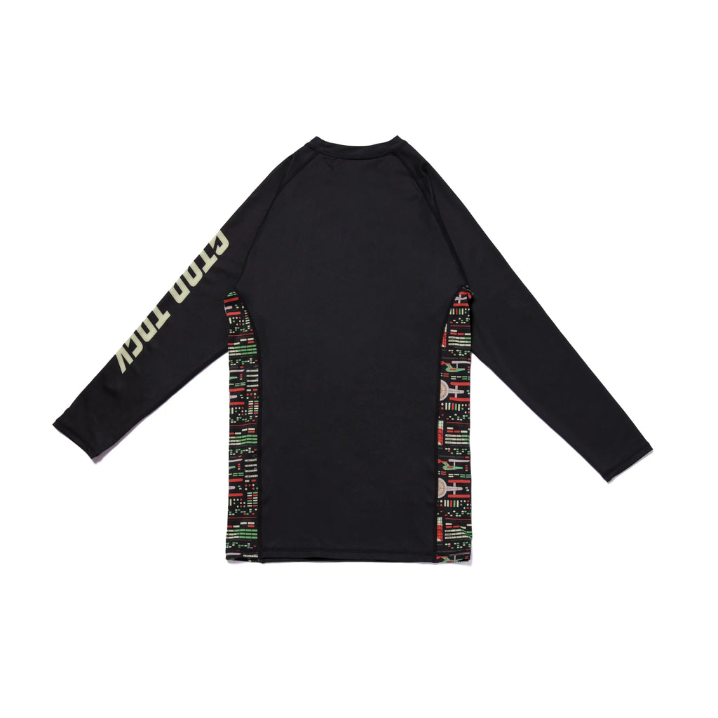 Albino & Preto Batch #100 Star Trek Long Sleeve BJJ Rash Guard