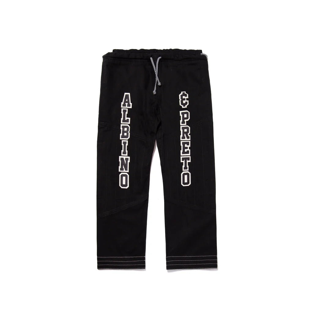 Albino & Preto Batch #102  Black BJJ Gi