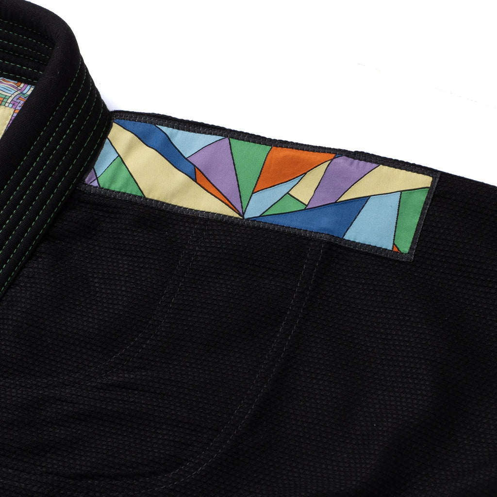 Albino & Preto Batch #108 Stained Glass Black BJJ Gi