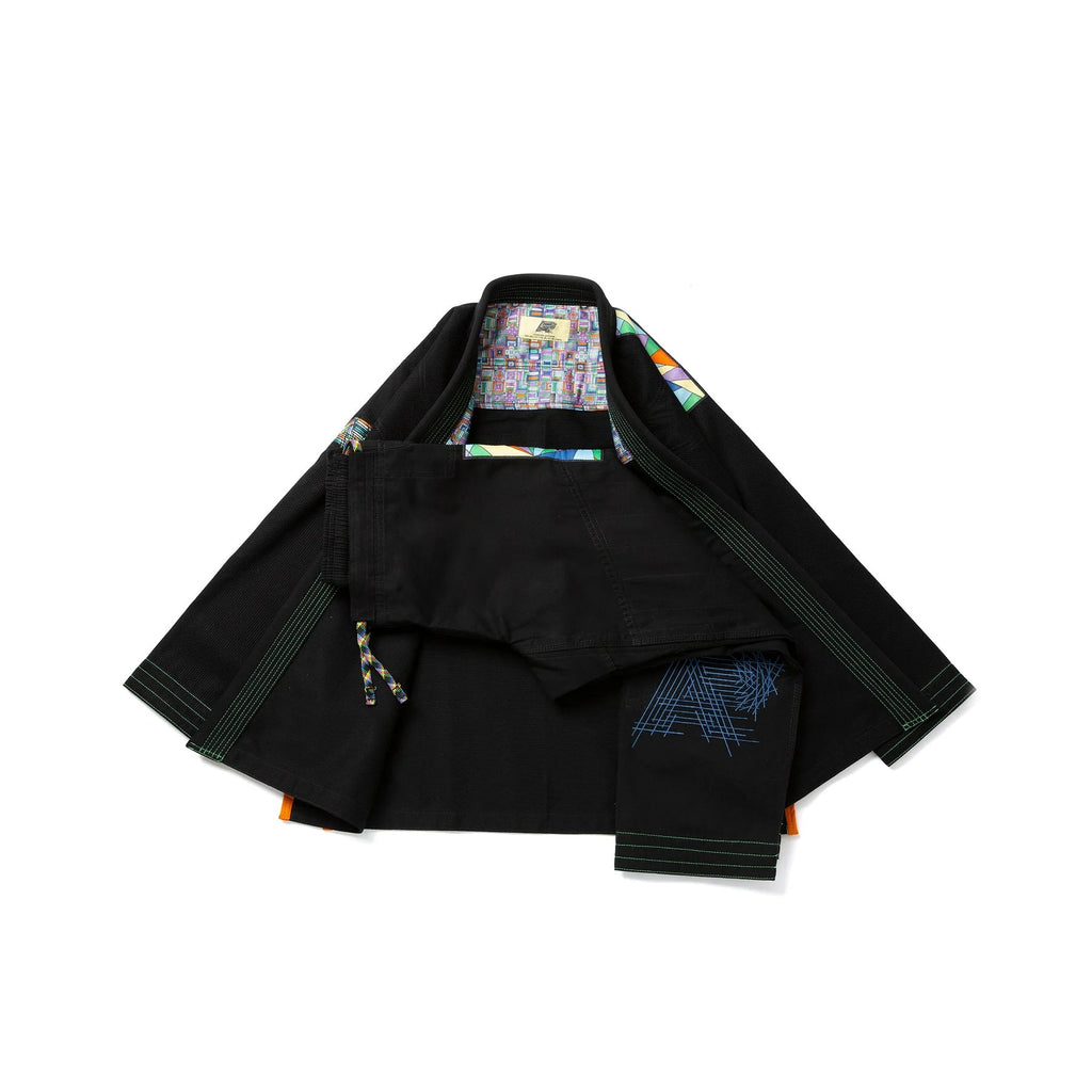 Albino & Preto Batch #108 Stained Glass Black BJJ Gi