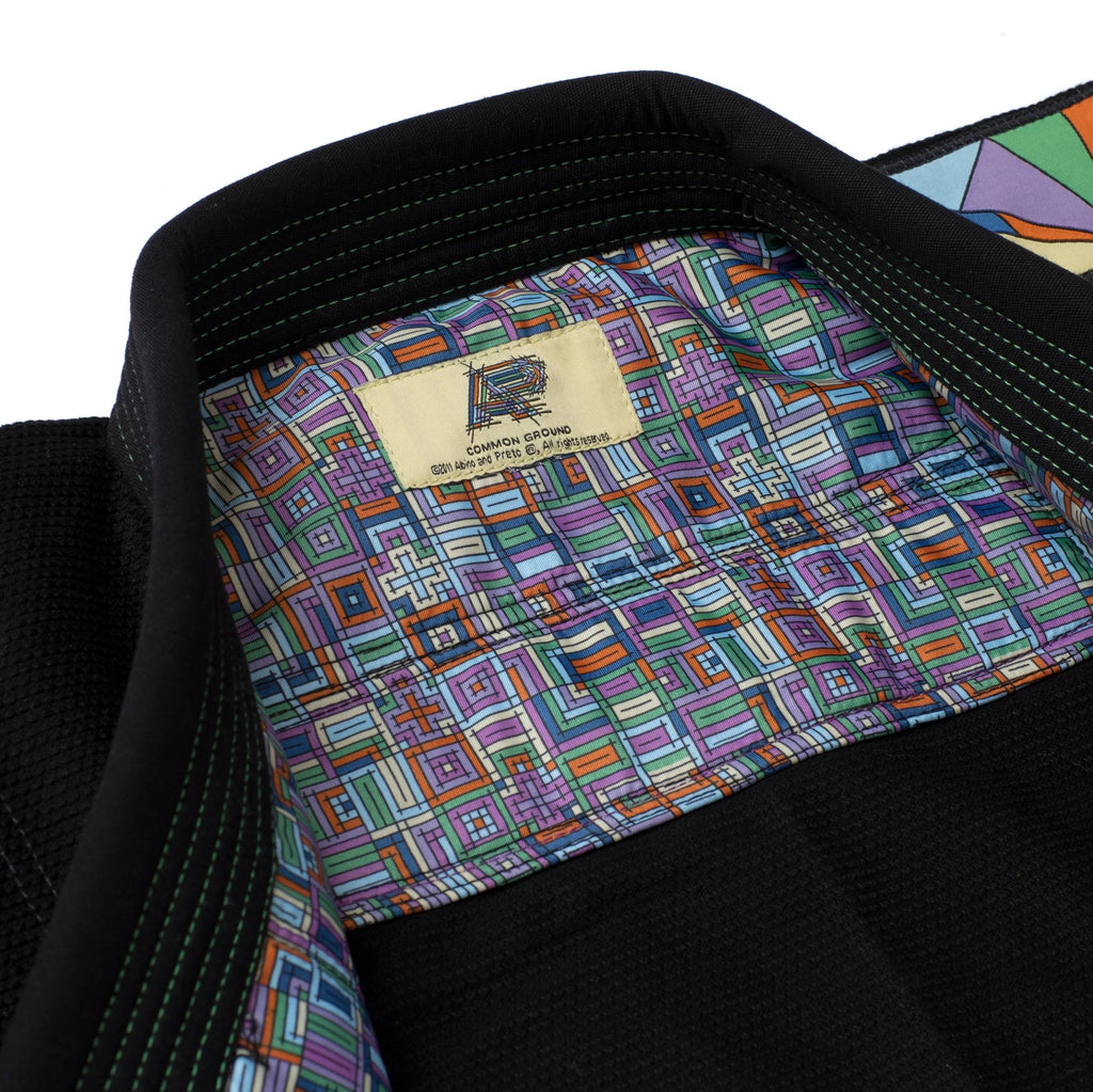 Albino & Preto Batch #108 Stained Glass Black BJJ Gi