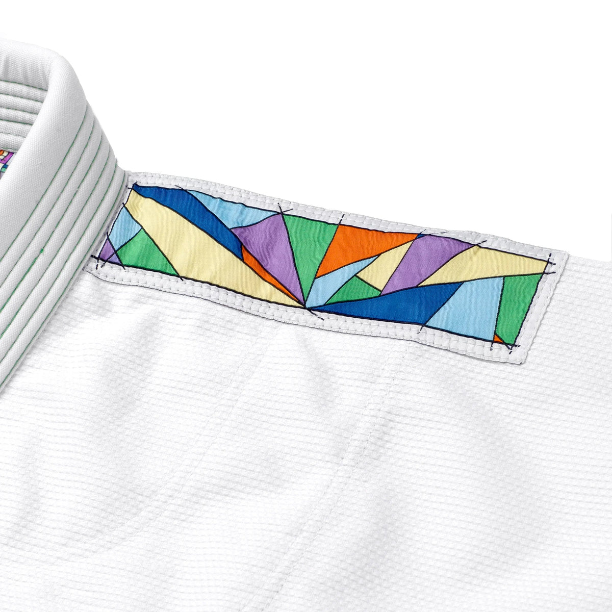 Albino & Preto Batch #108 Stained Glass White BJJ Gi