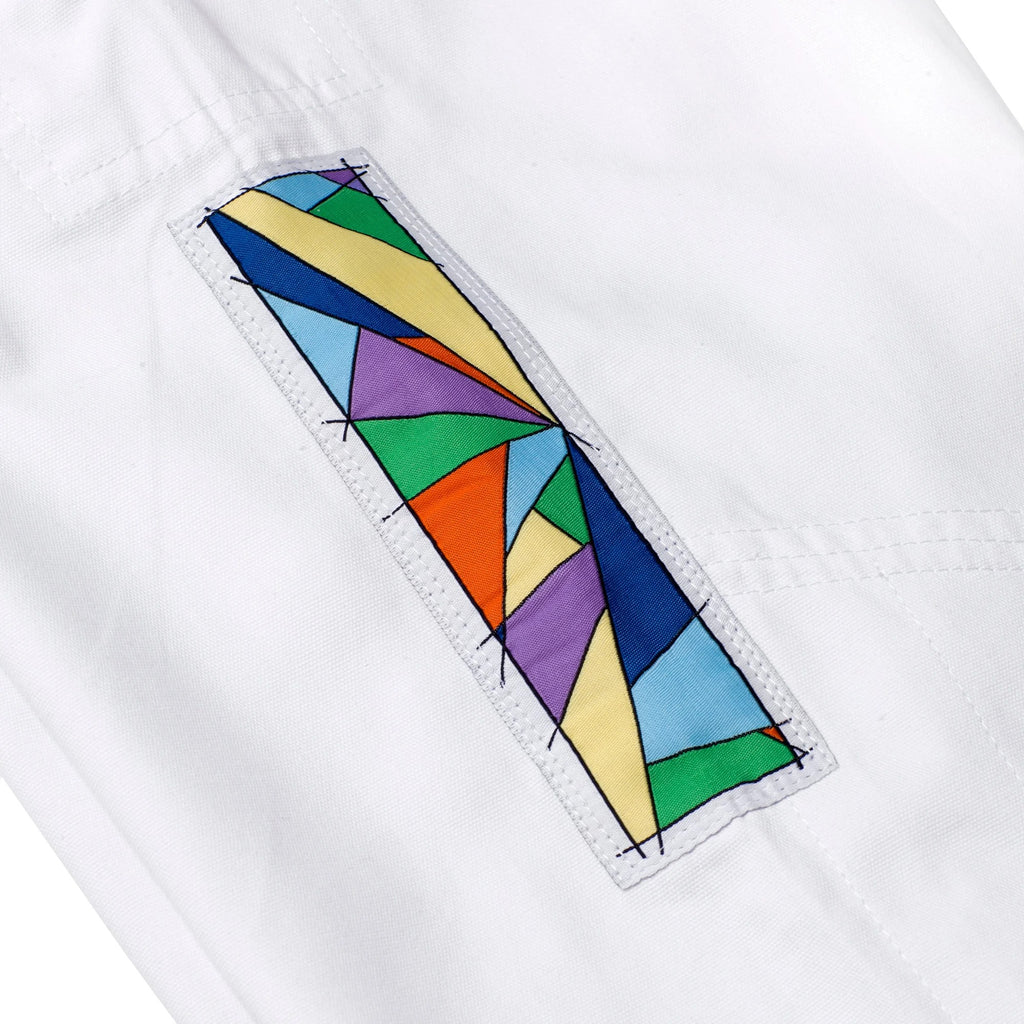 Albino & Preto Batch #108 Stained Glass White BJJ Gi