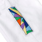Albino & Preto Batch #108 Stained Glass White BJJ Gi