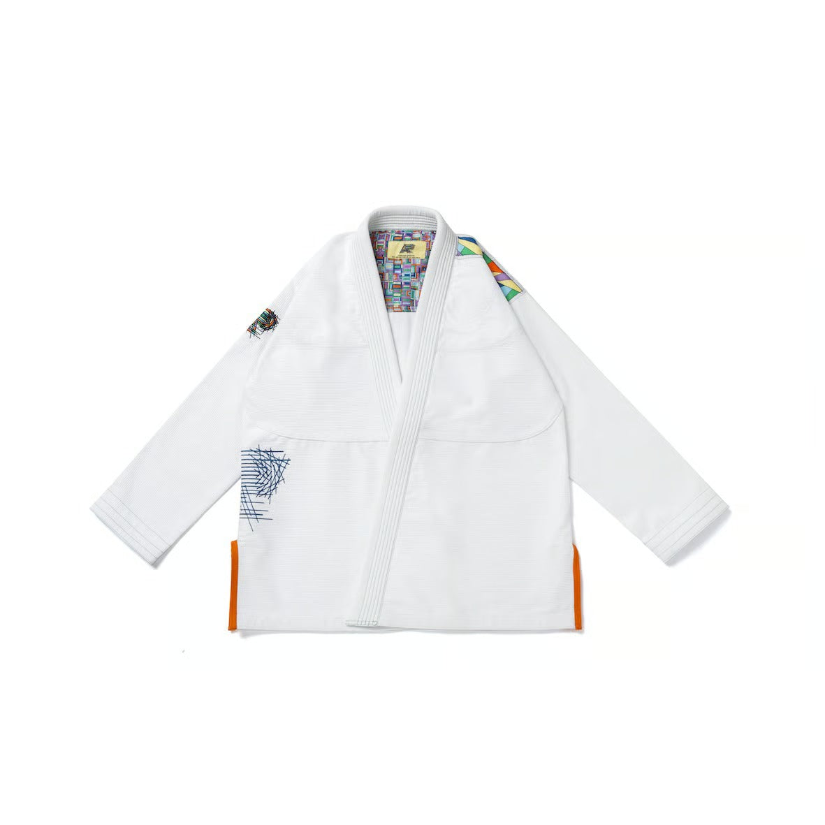 Albino & Preto Batch #108 Stained Glass White BJJ Gi