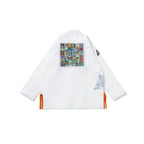 Albino & Preto Batch #108 Stained Glass White BJJ Gi
