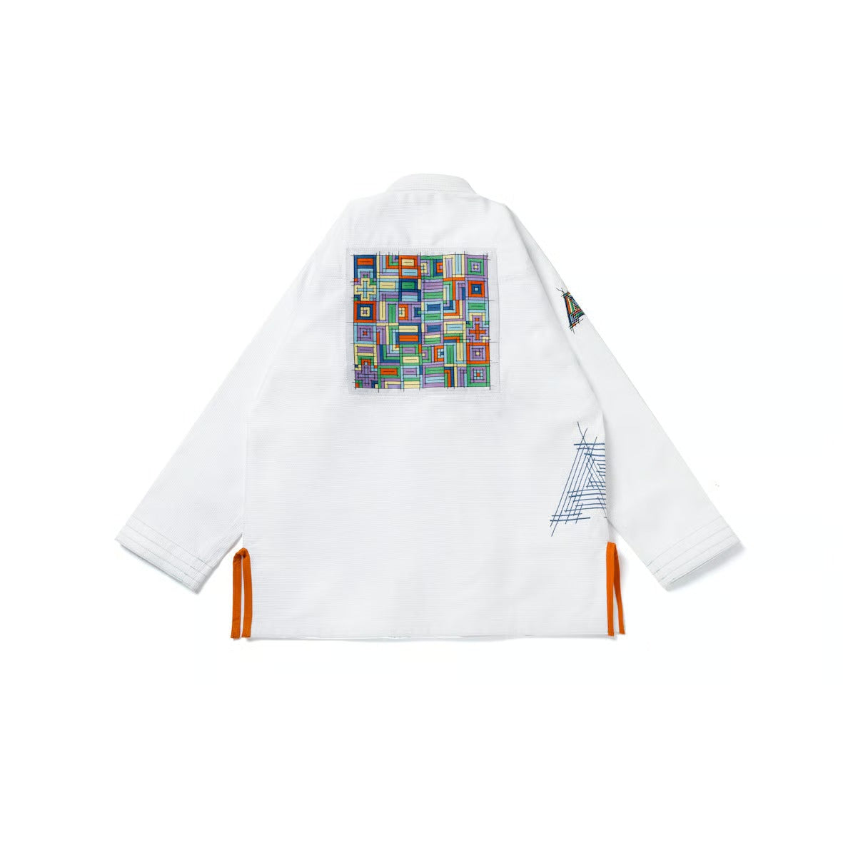 Albino & Preto Batch #108 Stained Glass White BJJ Gi
