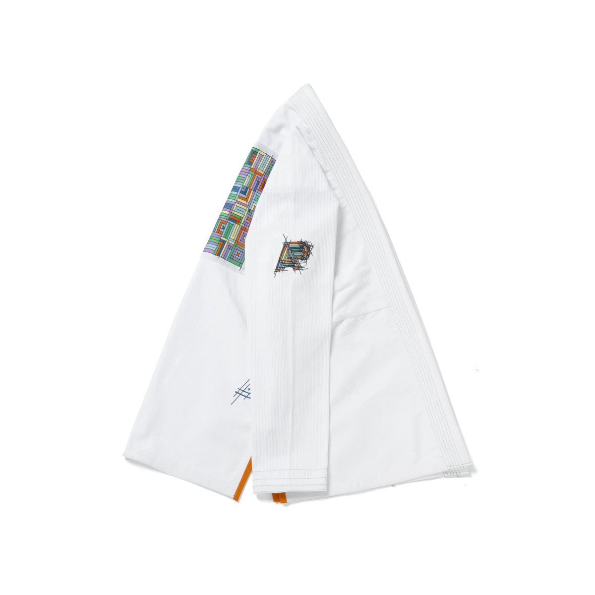 Albino & Preto Batch #108 Stained Glass White BJJ Gi