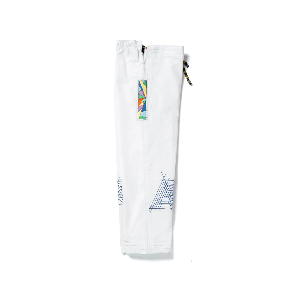 Albino & Preto Batch #108 Stained Glass White BJJ Gi