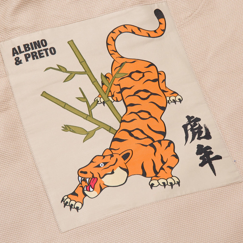Albino & Preto Batch #110 Year of the Tiger Sand BJJ Gi
